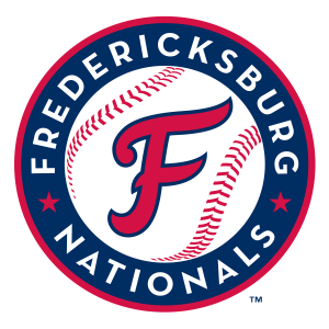 Fred Nats baseball logo red white and blue