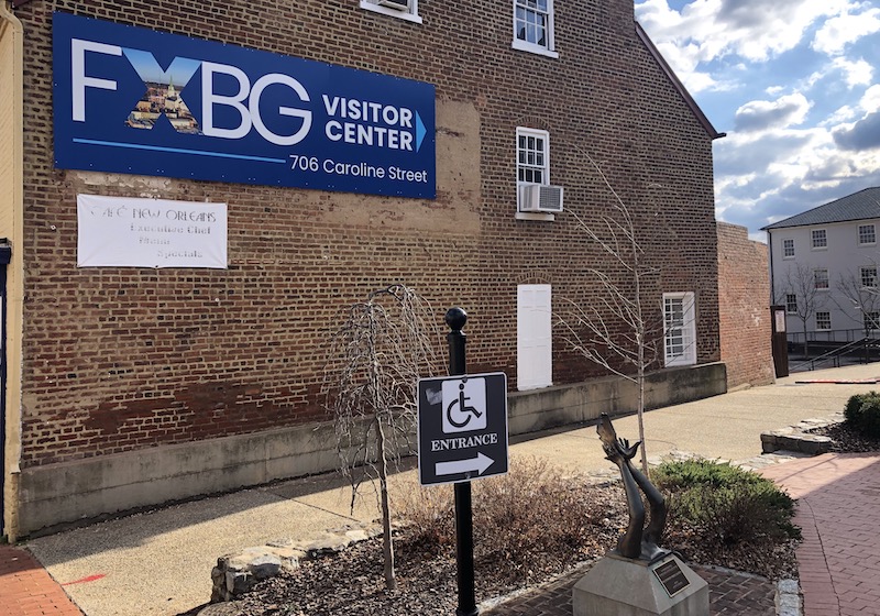 New FXBG sign now up downtown