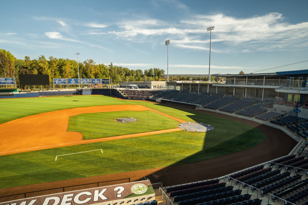 With the season cancelled, see the FredNats Stadium by drone