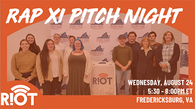 RIoT’s startup pitch competition is coming to Fredericksburg, VA!