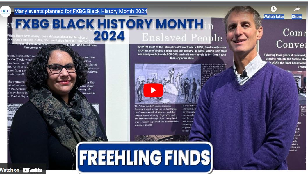 Freehling Finds 1/29/23: Black History Month