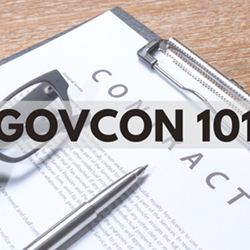 Clipboard with GOVCON 101