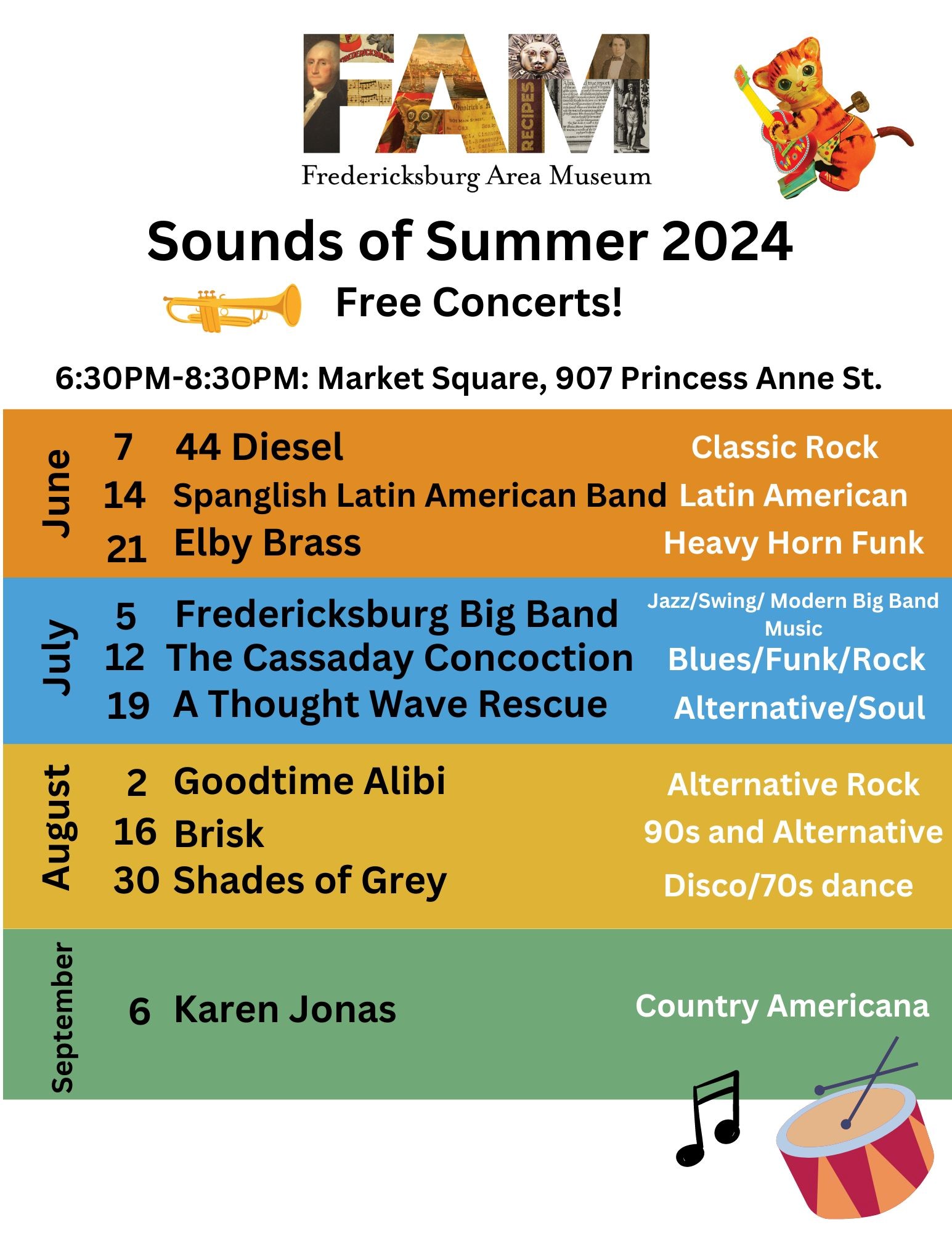 Sounds Of Summer Series Returning June 7 Fredericksburg VA   Sounds Summer 