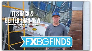 FXBG Finds, 7/11/24:  Johnny Johnson mural restored better than new
