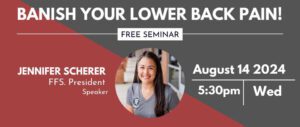 Fredericksburg Fitness Back Pain Seminar