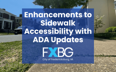 News Release: Fredericksburg Enhances Sidewalk Accessibility with ADA Updates