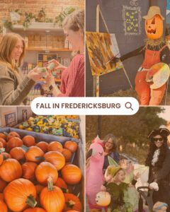 Collage of Fall activities.