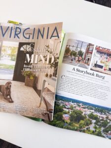 Virginia Living magazine cover photo.
